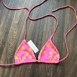 Nessy Swimwear Floral Reversibile Print Top